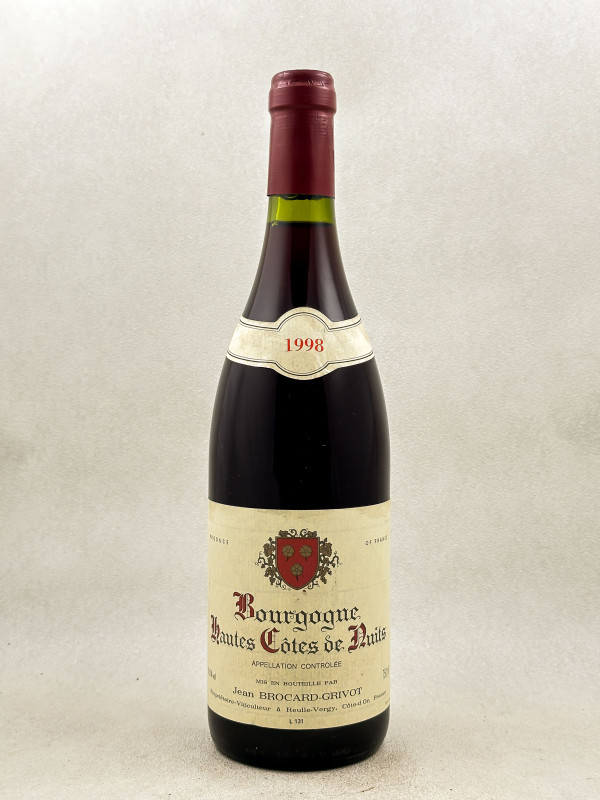 Brocard-Grivot - Hautes Côtes de Nuits 1998