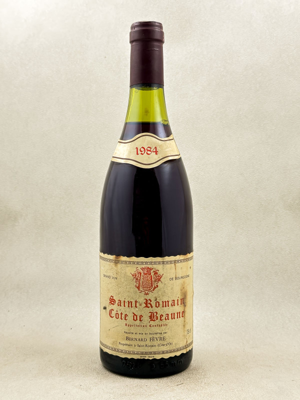 Bernard Fèvre - Saint Romain rouge 1984