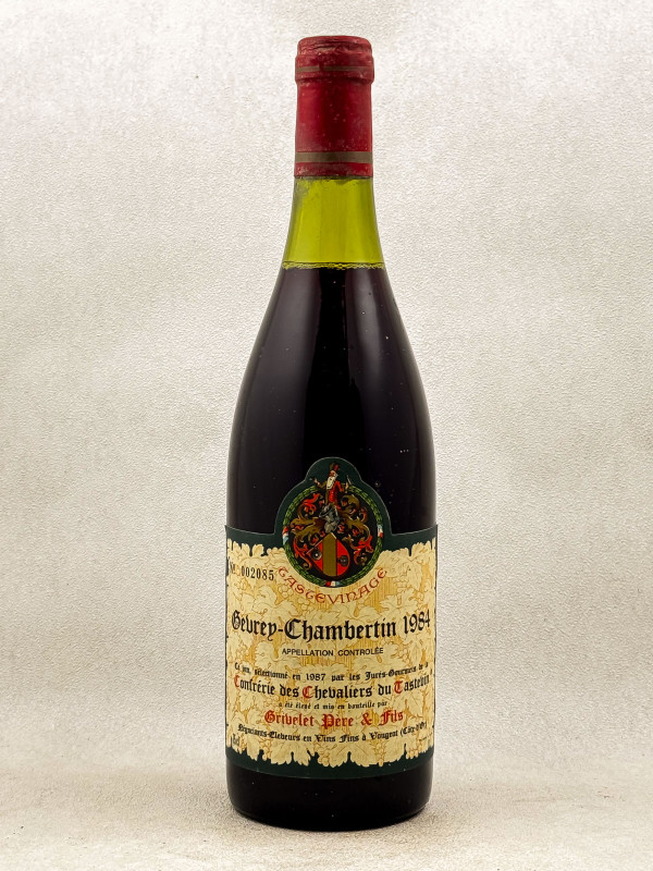 Grivelet Père & Fils - Gevrey Chambertin "Tastevinage" 1984
