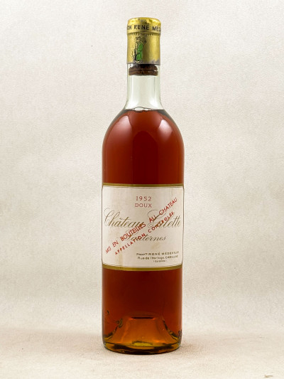 Château Gilette - Sauternes 1952