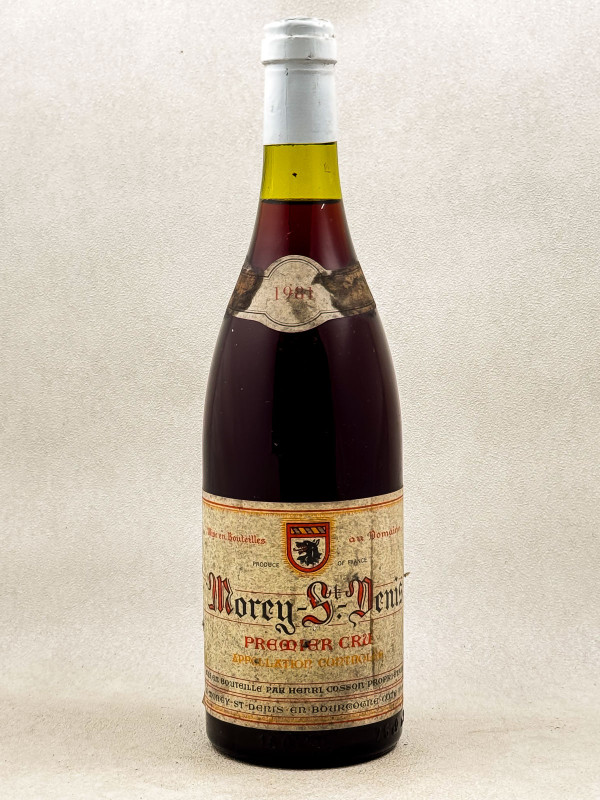 Héritiers Cosson - Morey Saint Denis 1er Cru 1981