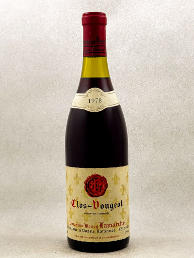 Henry Lamarche - Clos Vougeot 1978