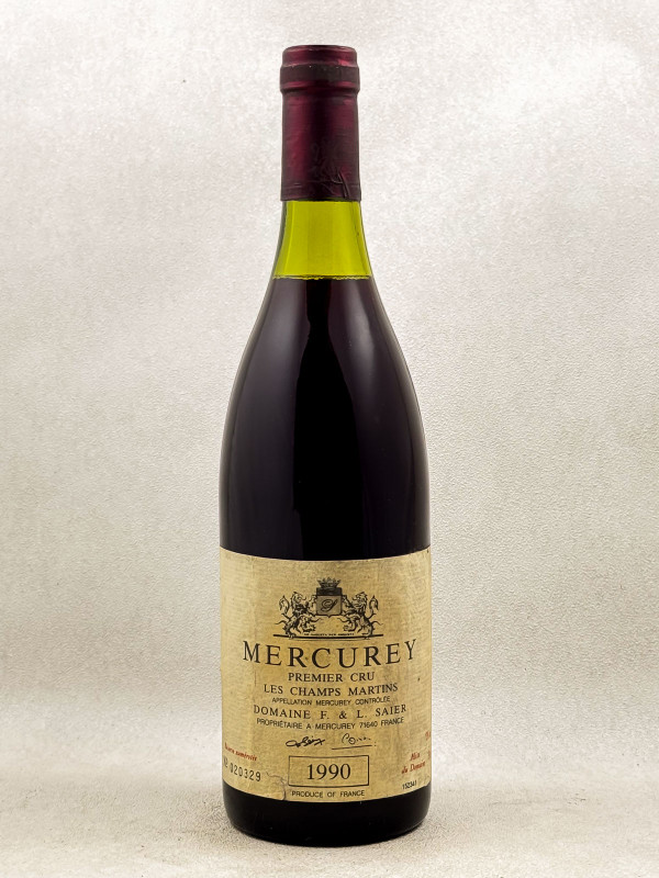 Domaine F & L Saier - Mercurey "Les Champs Martin" 1990