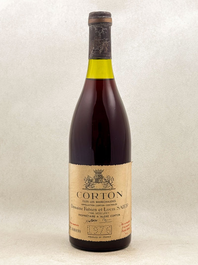 Domaine F & L Saier - Corton "Clos les Maréchaudes" 1976