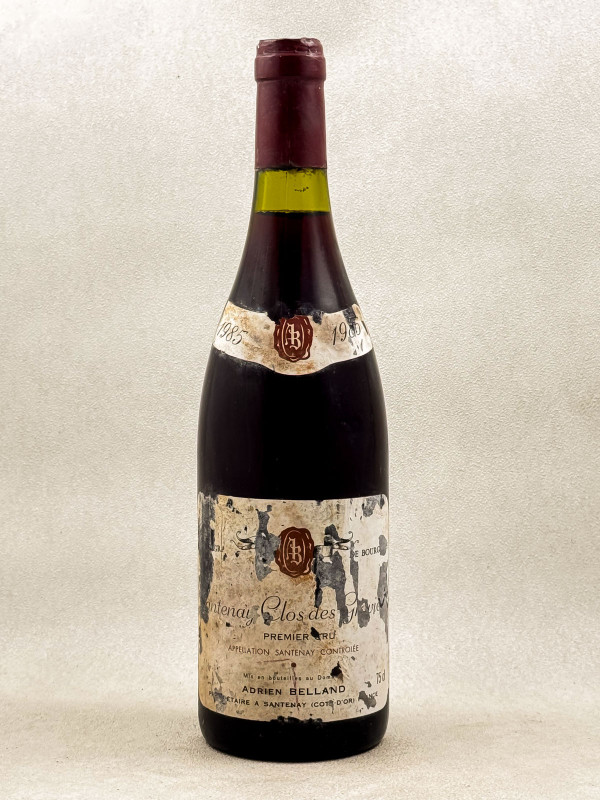 Adrien Belland - Santenay 1er cru "Clos des Gravières" 1985