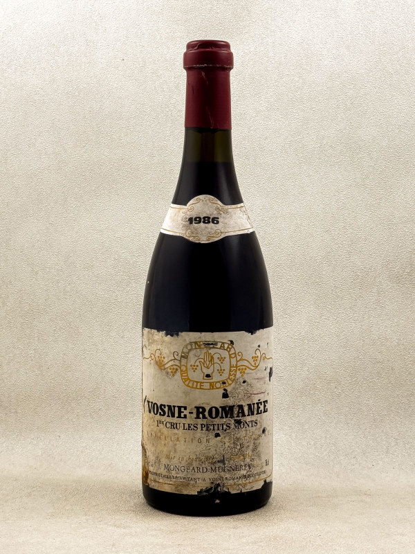 Mongeard Mugneret - Vosne Romanée 1er cru "Petits Monts" 1986