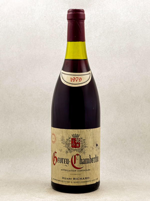 Henri Richard - Gevrey Chambertin 1979