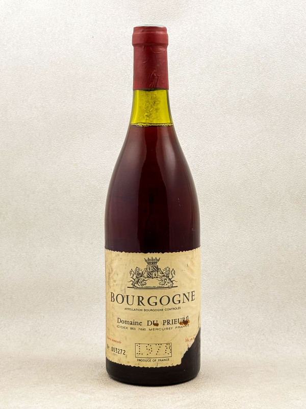 Domaine du Prieuré - Bourgogne Pinot Noir 1978