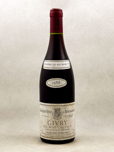 Domaine Thénard - Givry 1er cru Bois Cheveaux" 1991