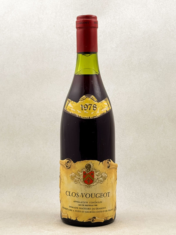 Machard de Gramont - Clos Vougeot 1978
