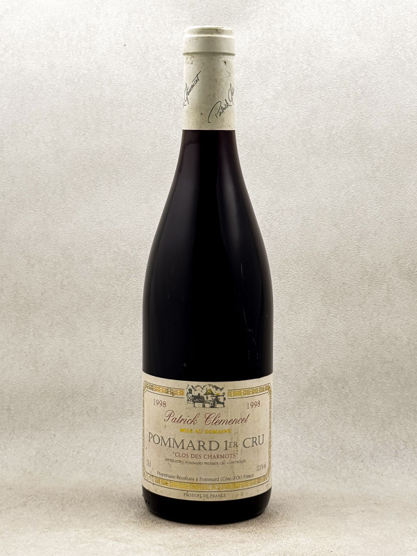 Patrick Clémencet - Pommard 1er cru "Clos des Charmots" 1998
