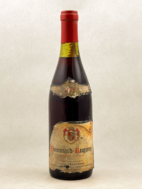 Louis Jacquelin - Pommard 1er Cru "Rugiens" 1978