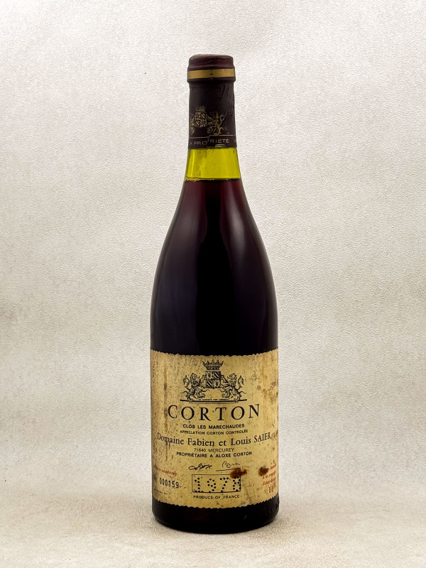 Domaine F & L Saier - Corton "Clos les Maréchaudes" 1978