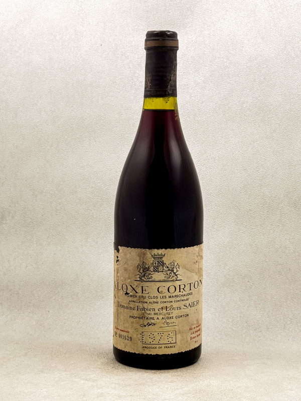 Domaine F & L Saier - Aloxe Corton "Clos les Maréchaudes" 1976