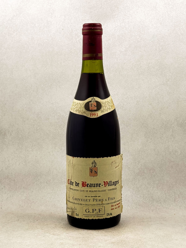 Grivelet Père & Fils - Côte de Beaune Villages 1991