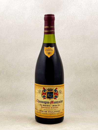 Rémi de Foulanges - Chassagne Montrachet Rouge 1er cru "Clos Saint Jean" 1986