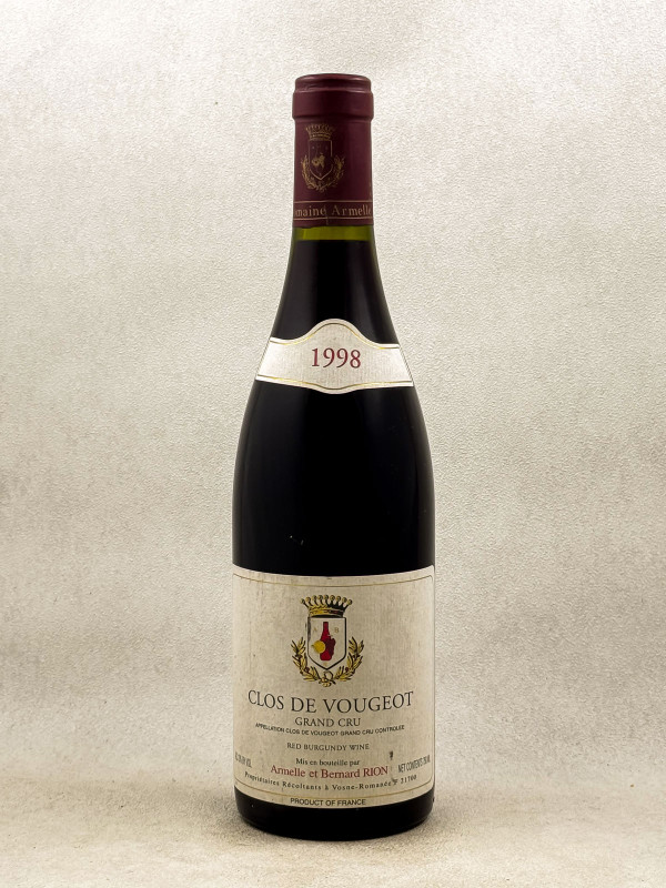 Armelle & Bernard Rion - Clos Vougeot 1998