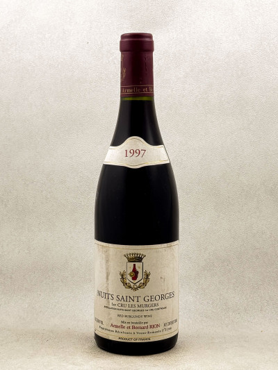 Armelle & Bernard Rion - Nuits Saint Georges 1er cru "Les Murgers" 1997