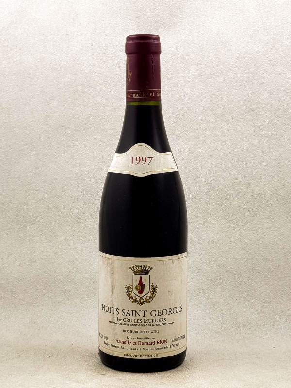 Armelle & Bernard Rion - Nuits Saint Georges 1er cru "Les Murgers" 1997