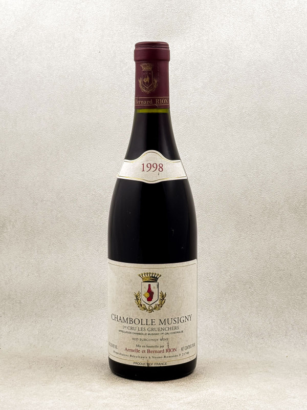 Armelle & Bernard Rion - Chambolle Musigny 1er Cru "Les Gruenchers" 1998