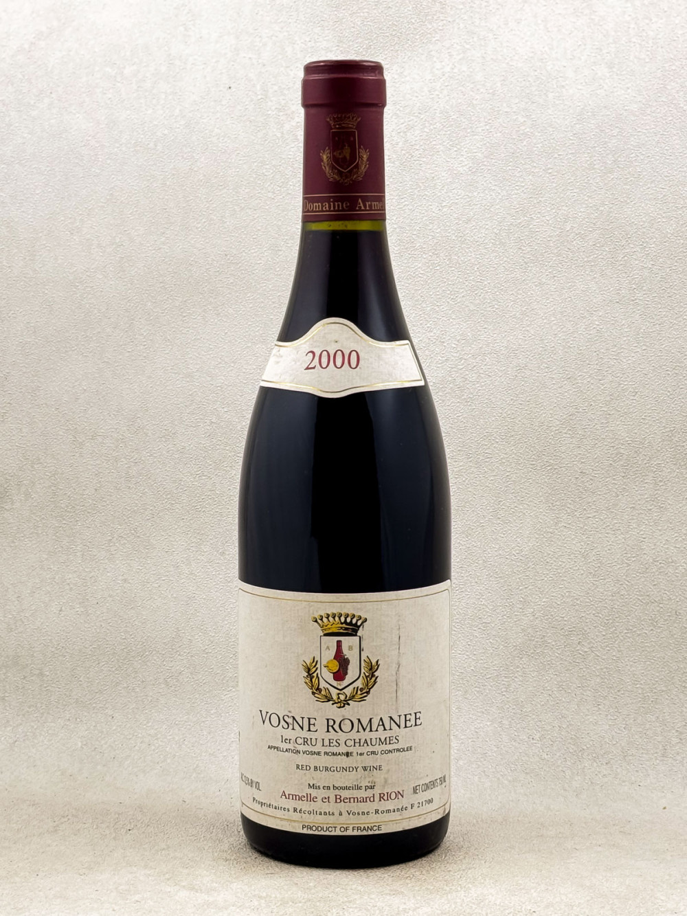 Armelle & Bernard Rion - Vosne Romanée 1er cru 