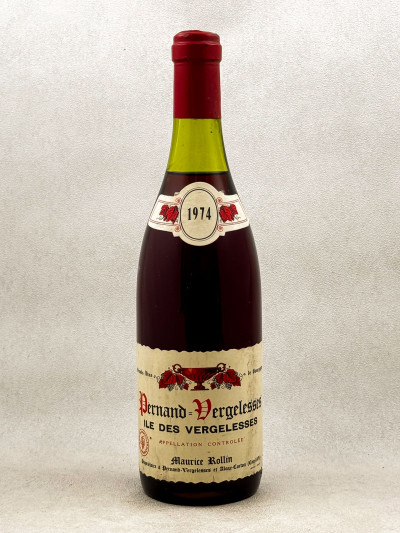 Rollin - Pernand Vergelesses 1er cru "Iles des Vergelesses" 1974