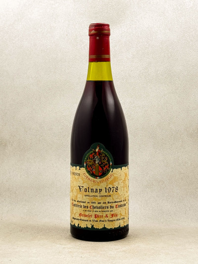 Grivelet Père & Fils - Volnay "Tastevinage" 1978