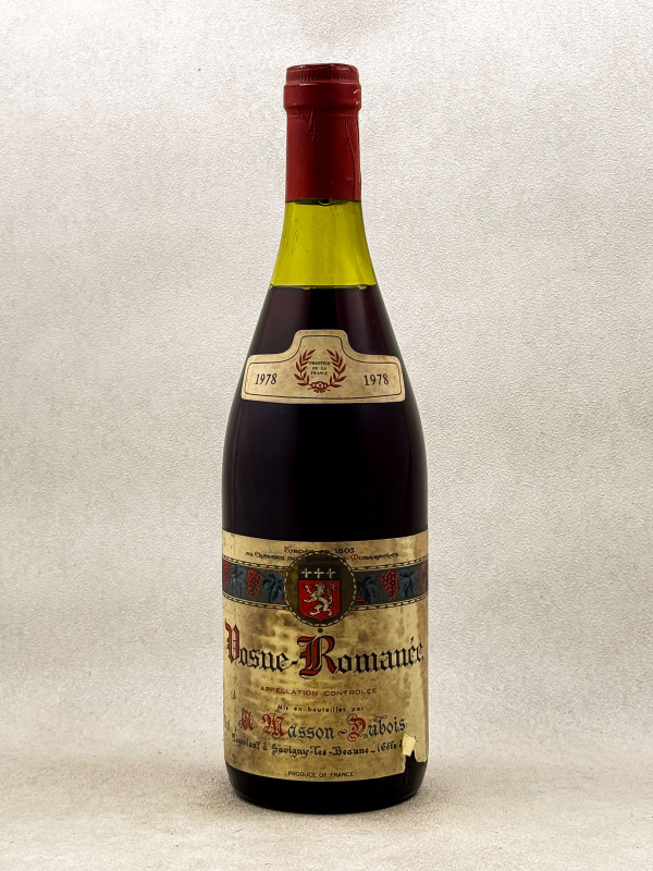 Masson Dubois - Vosne Romanée 1978