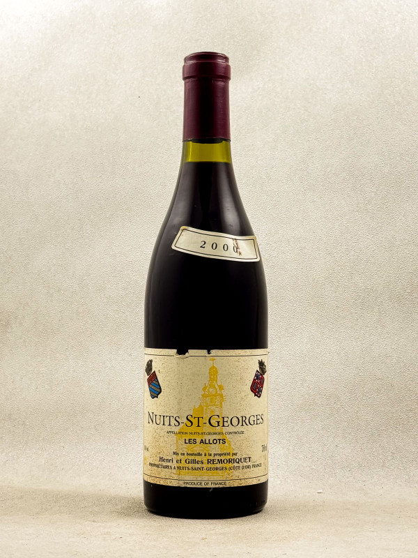 Remoriquet - Nuits Saint Georges "Les Allots" 2000