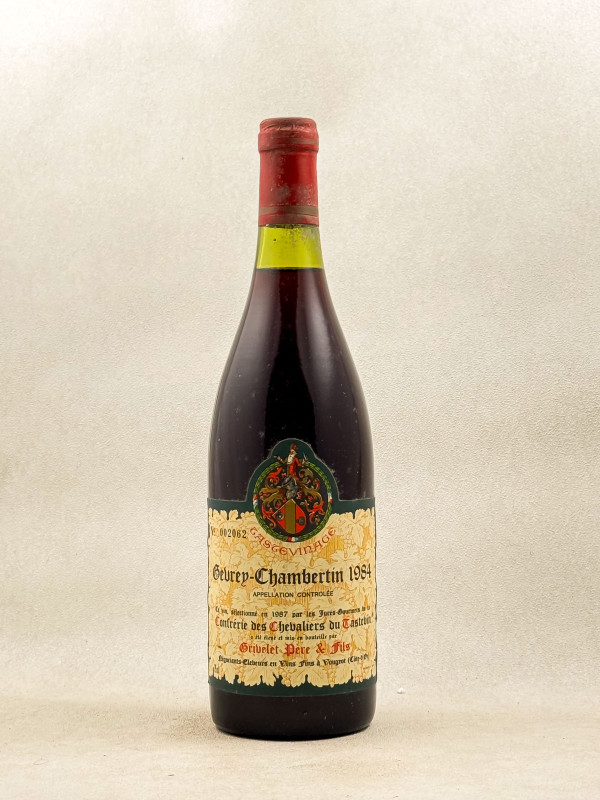 Grivelet Père & Fils - Gevrey Chambertin "Tastevinage" 1984