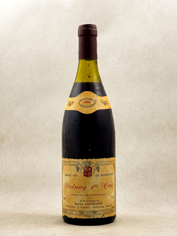Cluzeaud - Volnay 1er cru 1990