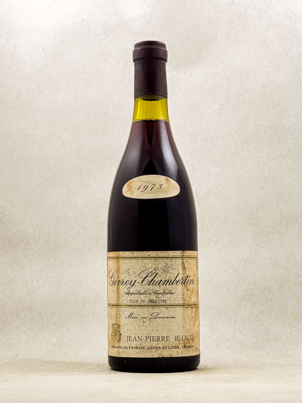 Jean Pierre Bloud - Gevrey Chambertin 1er cru "Clos du Chapitre" 1973
