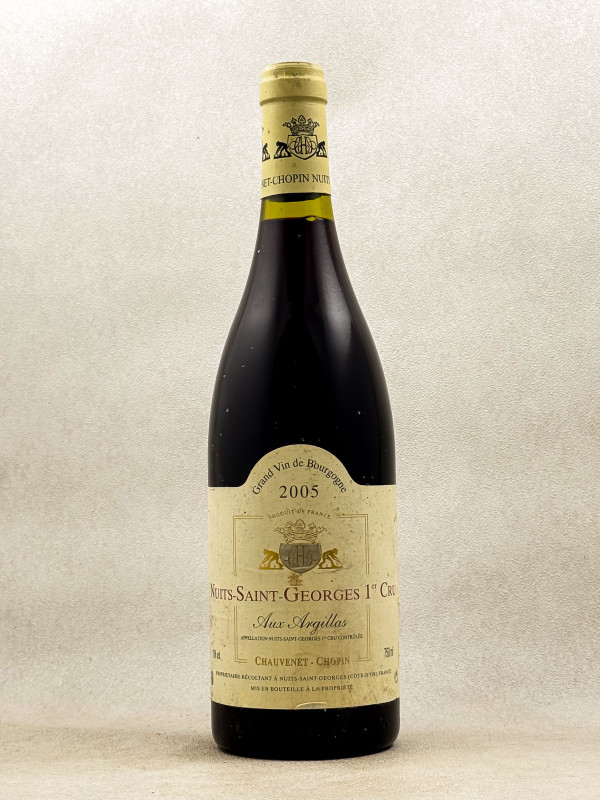 Chauvenet-Chopin - Nuits Saint Georges 1er cru "Aux Argillas" 2005