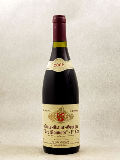 Gérard Mugneret - Nuits St Georges 1er cru "Les Boudots" 2002
