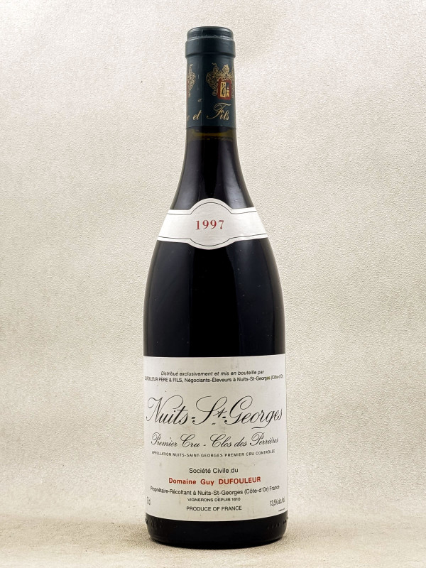 Guy Dufouleur - Nuits Saint Georges 1er cru "Clos des Perrières" 1997