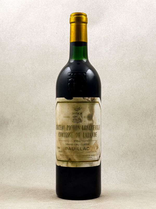 Pichon Longueville Comtesse de Lalande - Pauillac 1986