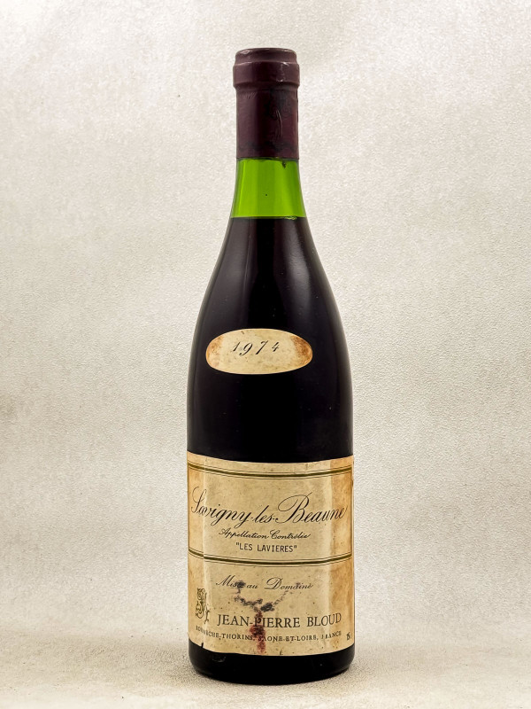 Jean Pierre Bloud - Savigny les Beaune 1er cru "Lavières" 1974