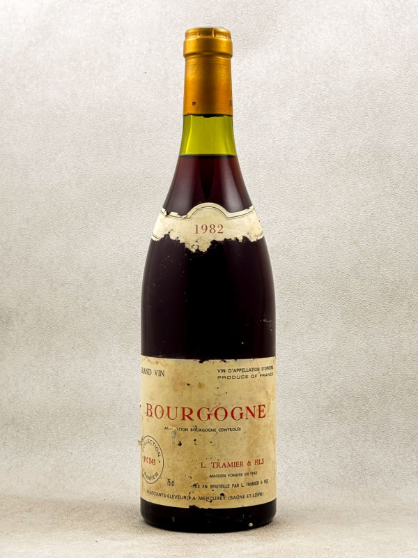 Tramier & Fils - Bourgogne rouge 1982