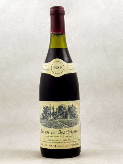 Jacques Germain - Beaune 1er Cru "Boucherottes" 1989