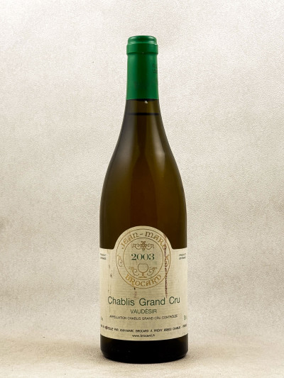 J.M Brocard - Chablis Grand cru "Vaudésir" 2003