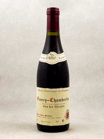 Denis Berthaut - Gevrey Chambertin "Clos des Chezeaux" 1997