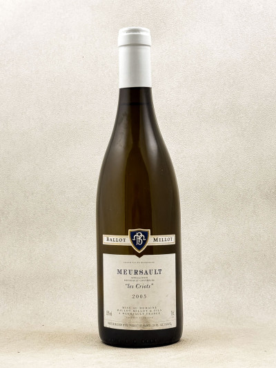 Ballot-Millot - Meursault "Criots" 2005