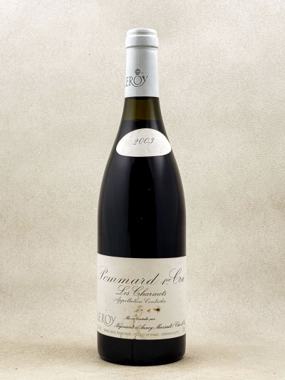 Leroy - Pommard 1er cru "Les Charmots" 2003