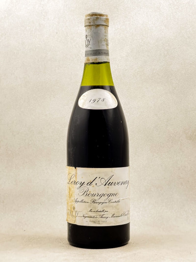 Leroy - Bourgogne "Leroy d'Auvenay" 1978
