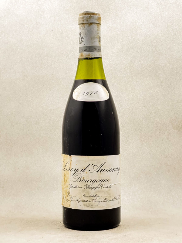 Leroy - Bourgogne "Leroy d'Auvenay" 1978