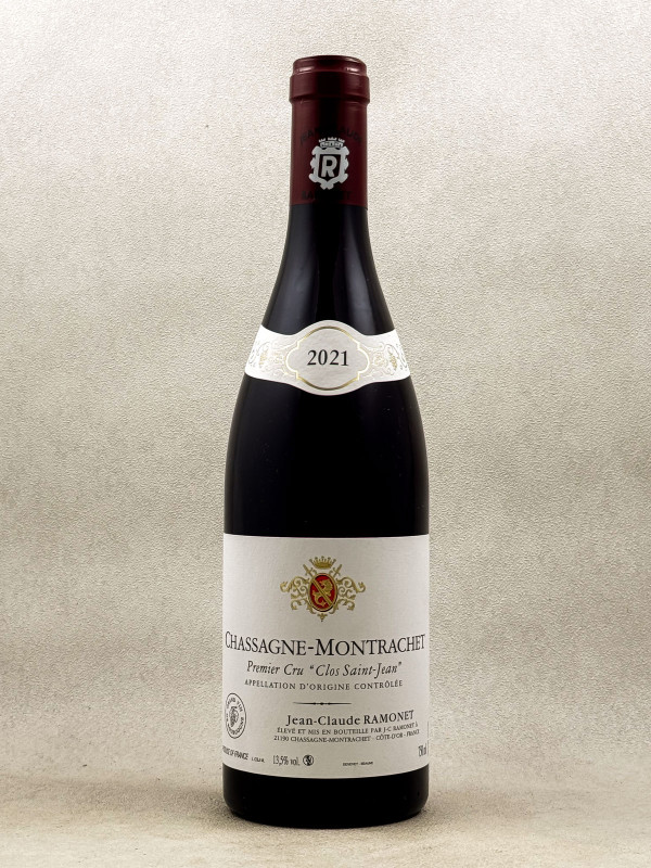 Ramonet - Chassagne Montrachet 1er cru "Clos St Jean" rouge 2021