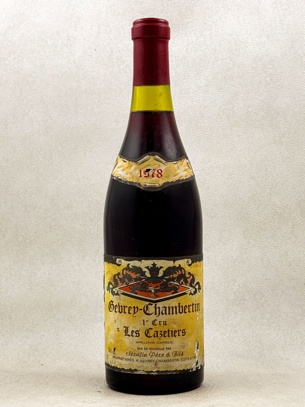 Serafin - Gevrey Chambertin 1er cru "Cazetier" 1978