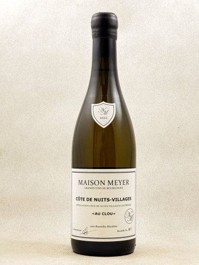 Maison Meyer - Côtes de Nuits Villages Blanc "Au Clou" 2022