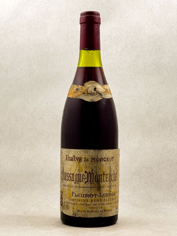 Fleurot Larose - Chassagne Montrachet 1er Cru "Abbaye de Morgeot" Rouge 1976