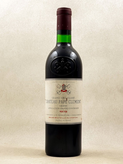 Pape Clément - Pessac Léognan 1978
